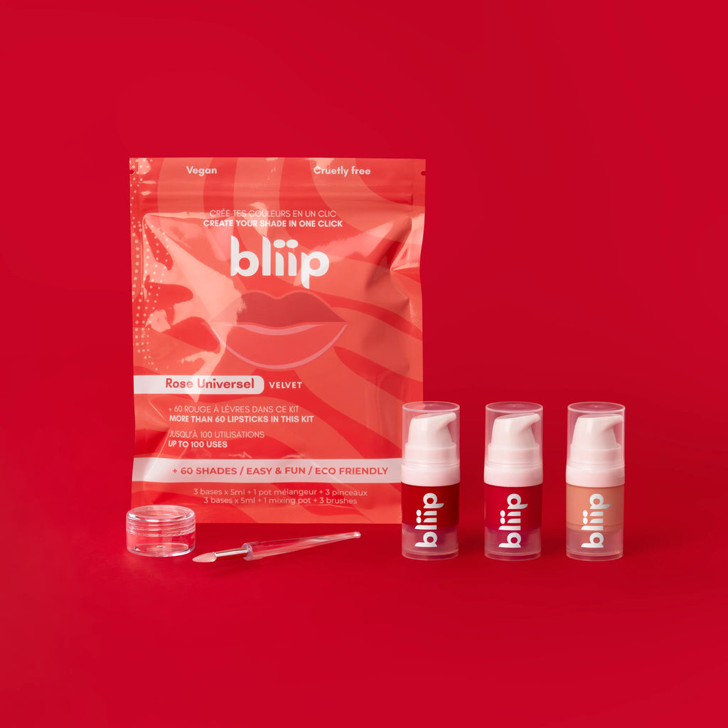 Kit Bliip - Universel - Rouge à lèvres - Fini Satin - 60 nuances Bliip