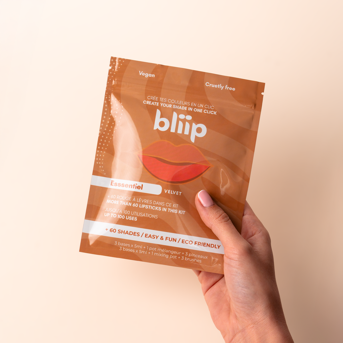 Kit Bliip - Essentiel - Rouge à lèvres - Fini Satin - 60 nuances