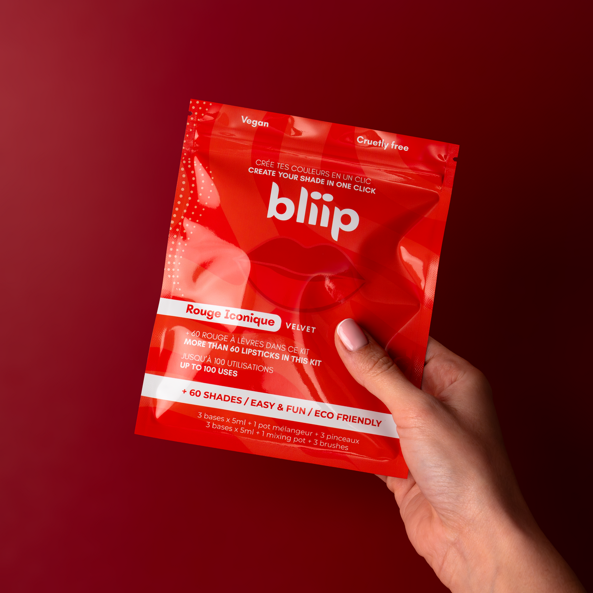 Kit Bliip - Iconique - Rouge à lèvres - Fini Satin - 60 nuances