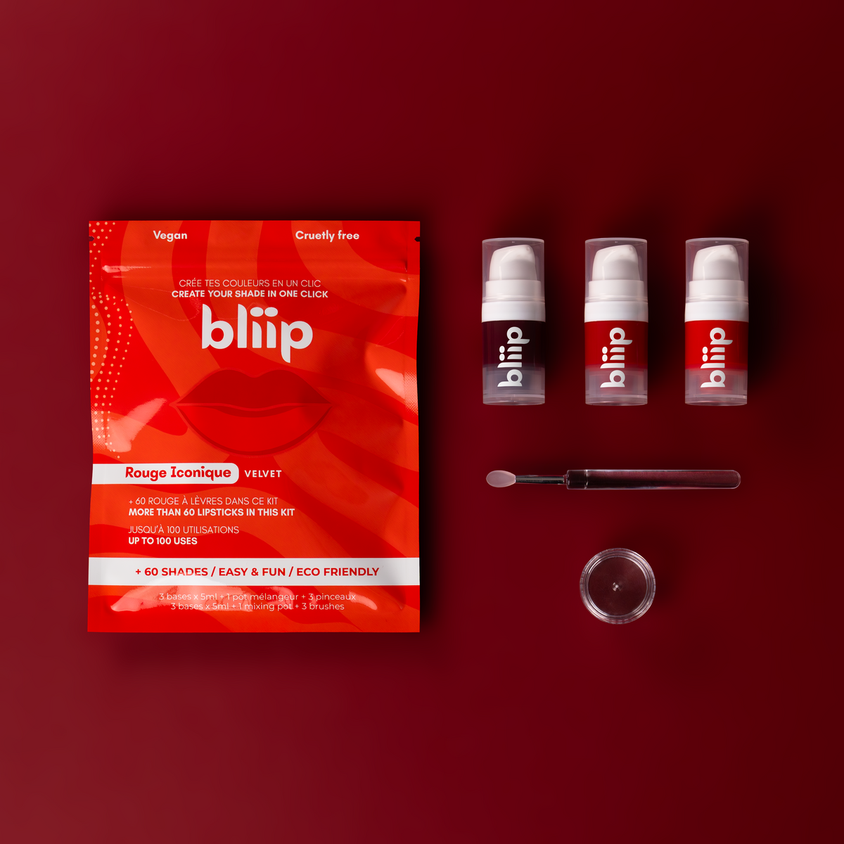 Kit Bliip - Infinity - Rouge à Lèvres - Fini Satin - 5000 nuances