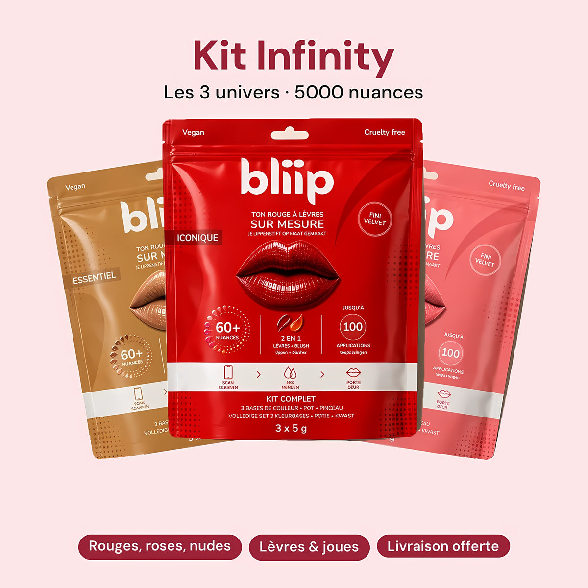 Kit Bliip Infinity : les 3 univers, 5000 nuances