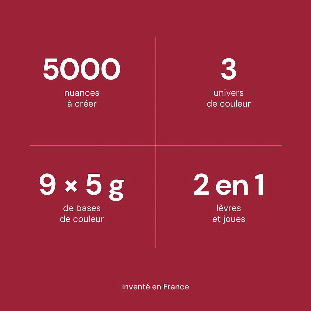 Kit Bliip - Infinity - Rouge à lèvres - Fini Velvet - 5000 nuances