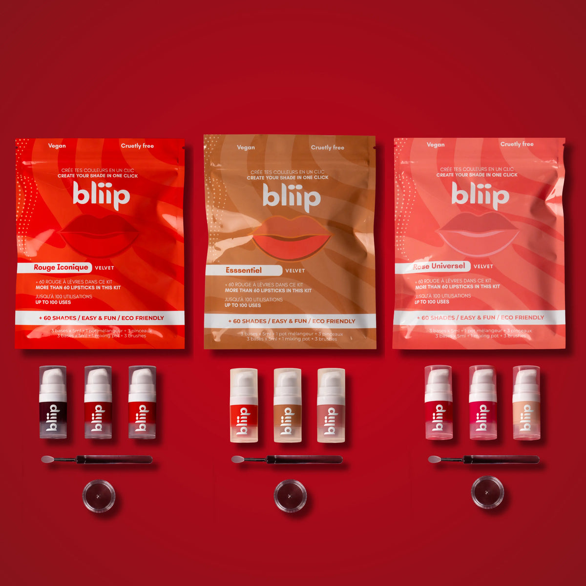 Kit Bliip - Infinity - Rouge à Lèvres - Fini Satin - 5000 nuances Bliip Image
